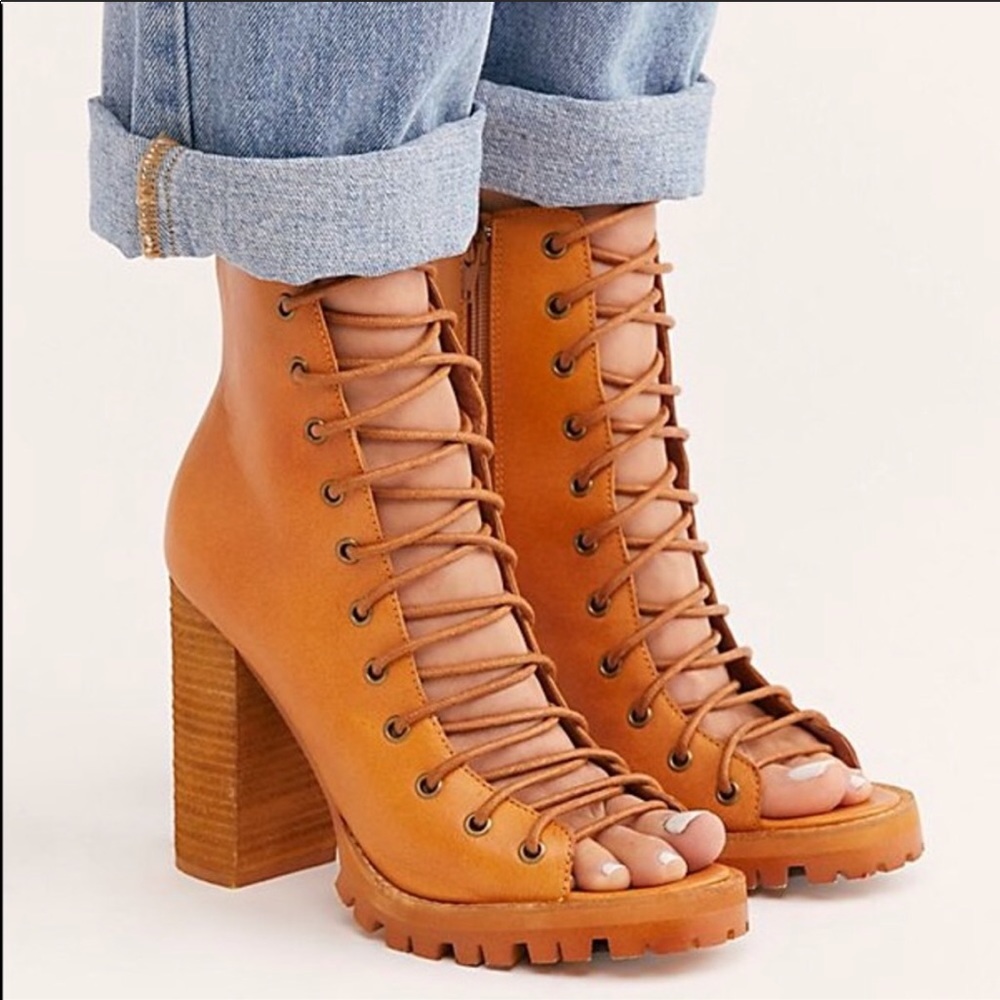 Free people Palermo heels boots - Picture 2 of 4